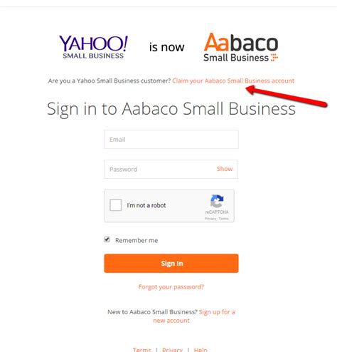 aabaco small business sign in.